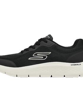 Skechers斯凯奇GO WALK FLEX男士绑带健步鞋轻量缓震舒适透气