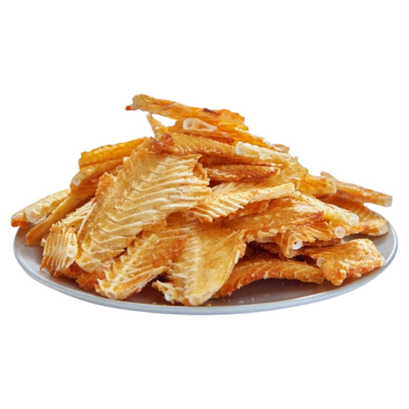 香酥鱼排鱼骨头零食即食鱼骨海鲜鱼骨头酥脆网红零食海味休闲食品