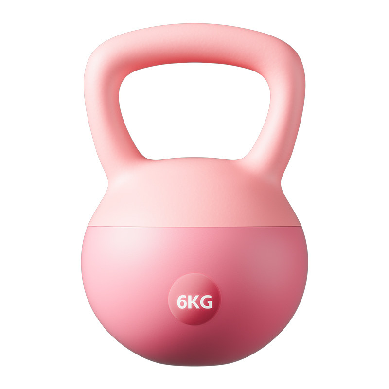 软壶铃女士健身家用健身器材小哑铃6/2kg一对青少年练臀翘臀神器
