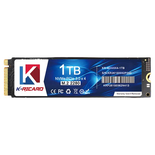 K-RICARDM.2固态硬盘全新颗粒
