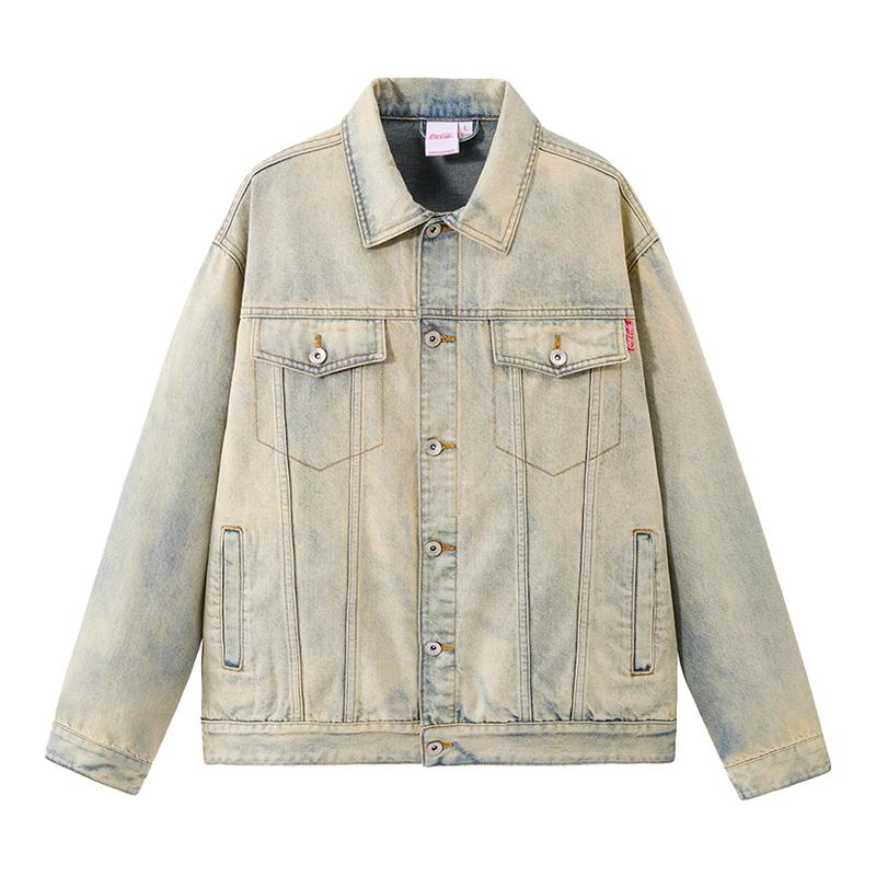 Coca-Cola可口可乐工装牛仔外套