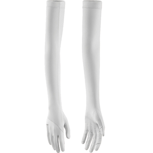 蕉下美甲防晒手套露指半指护甲防紫外线春夏防黑袖套防滑开车骑行