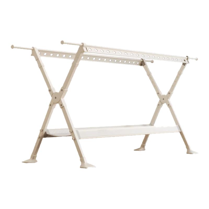 2025新款晾衣架落地阳台折叠衣杆室内外挂衣服伸缩晒衣架晒被神器