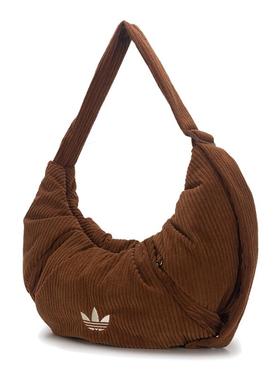 Adidas阿迪达斯三叶草女包2025冬季新款SHLDR BAG L单肩包KT0860