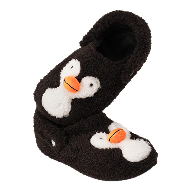 Crocs卡骆驰经典企鹅驯鹿暖绒棉拖男童女童棉鞋儿童棉拖鞋|212123