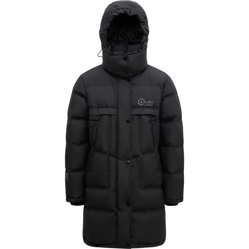 面包服中长款都市学院感羽绒服