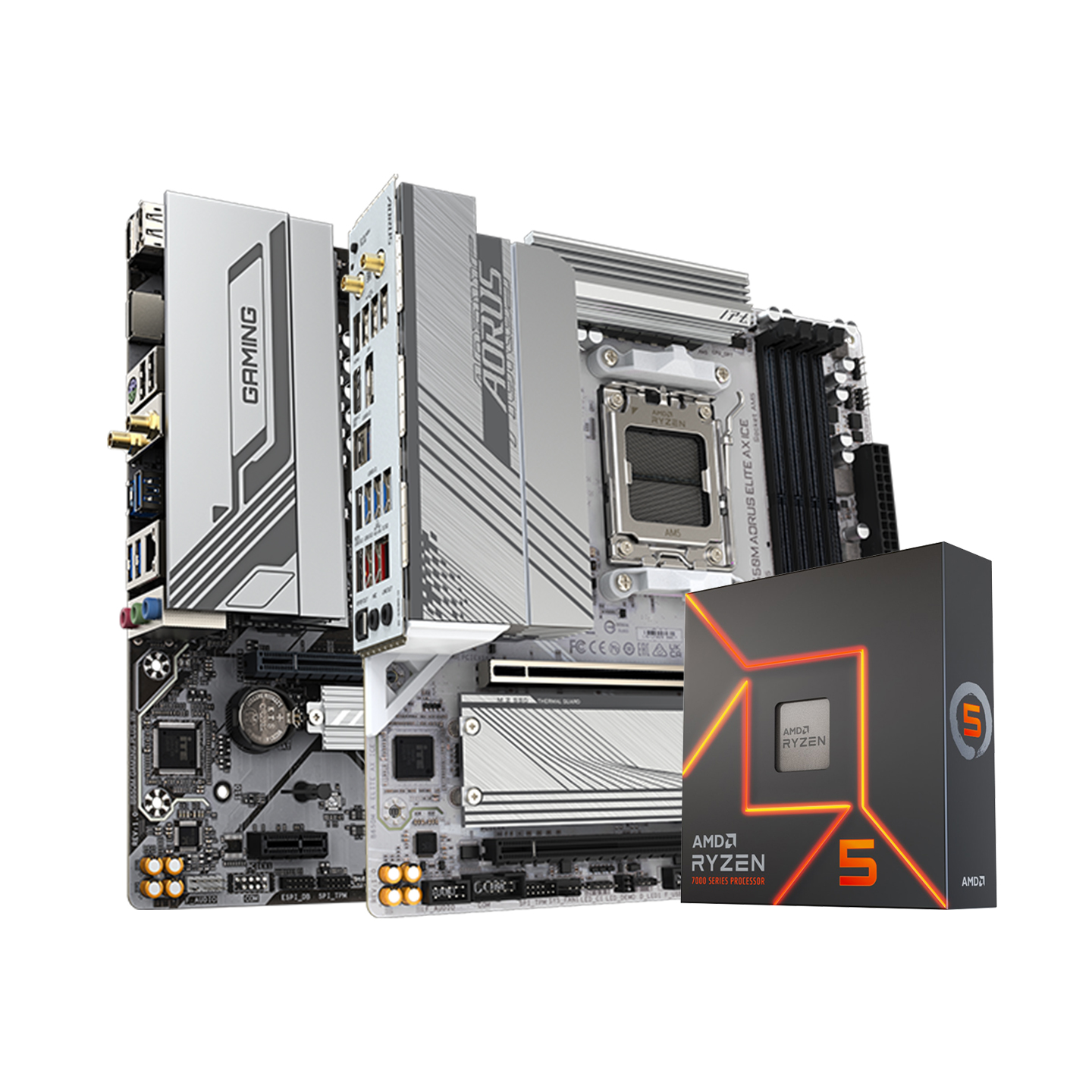 7600X盒装搭技嘉B650M魔鹰套装