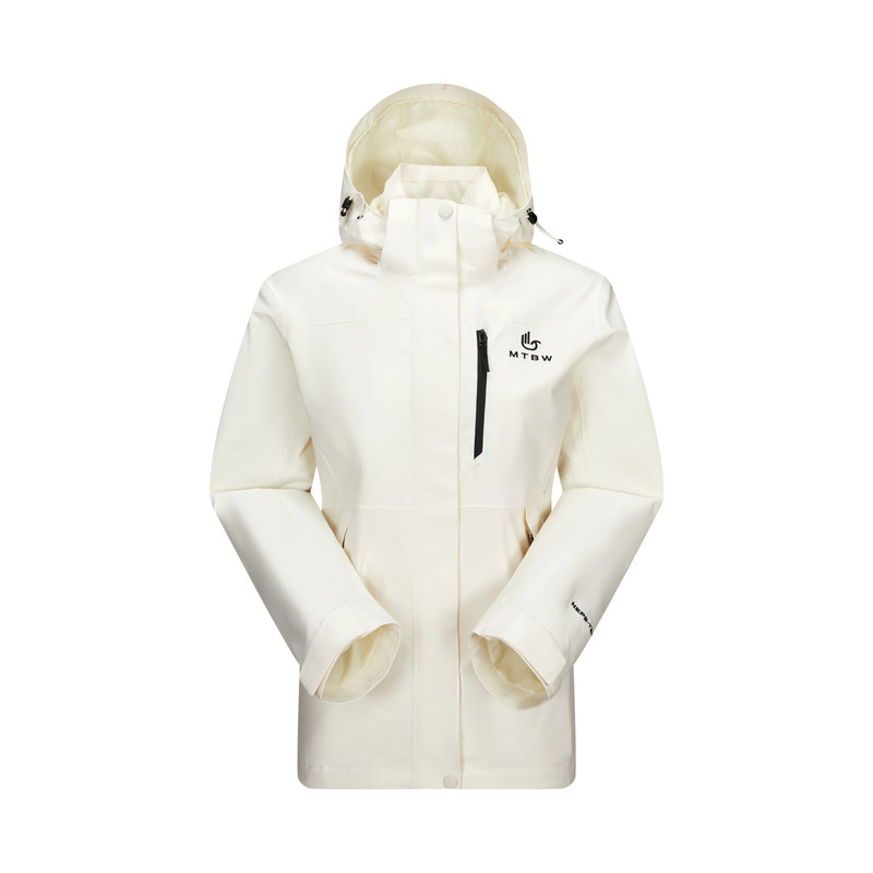 美特斯邦威冲锋衣男女同款春季新款户外运动夹克防水连帽外套上衣