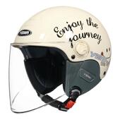 电瓶摩托车安全帽 防晒半盔男四季 野马3C认证新款 电动车头盔女夏季