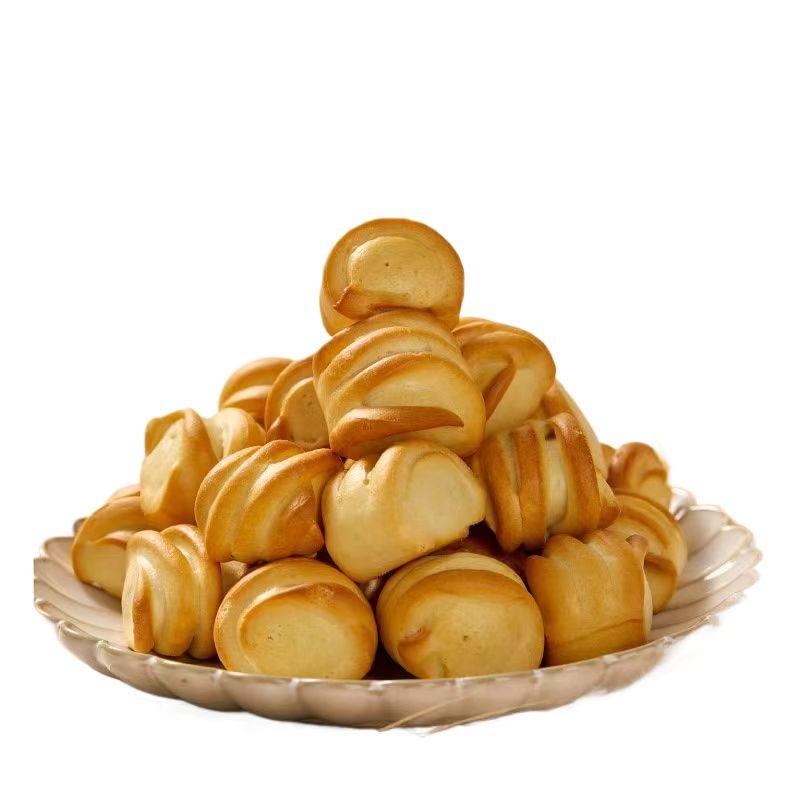 纯碱烤馍山西特产休闲早餐小零食养临县胃碱水花卷非油炸馍丁馒头