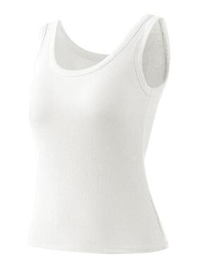 361背心带胸垫女吊带内搭美背内衣文胸一体春夏打底白色外穿上衣