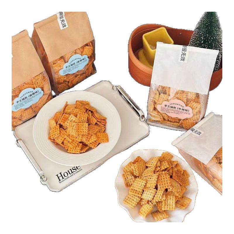 桑坡锅巴旗舰店河南手工麻辣牛排桑坡村好吃网红零食休闲食品小吃