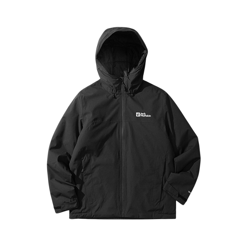 JACKWOLFSKIN狼爪秋冬新品男防泼水户外保暖棉服A61870A-6000