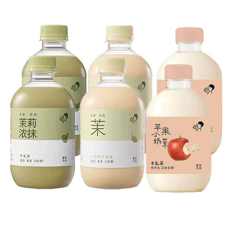喜茶牛乳茶奶茶饮料350mL*6瓶图片