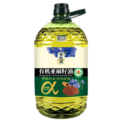 香飚王有机亚麻籽油5L