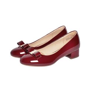 舒适气质跟鞋 REEMOOR睿慕方扣婚鞋 软底漆皮单鞋 新款 女 2025年秋季