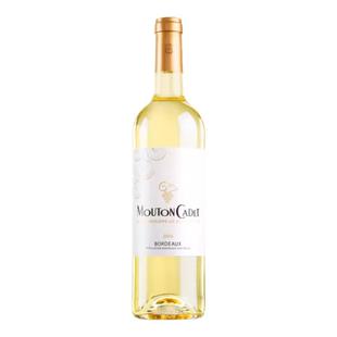 木桐嘉棣酒庄红酒法国进口波尔多AOC干白葡萄酒750ml 1支年份随机