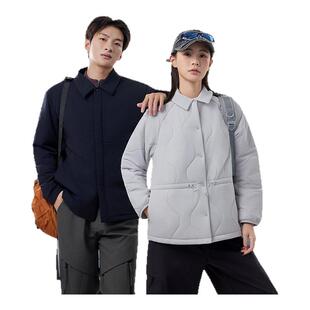 蕉下翻领气绒服CL237男保暖防风耐磨夹克外套秋冬棉服可机洗内胆