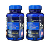 2瓶普丽普莱三倍氨糖软骨素美国进口安糖骨维力氨基葡萄糖160片