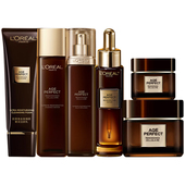 抗皱紧致护肤品官方旗舰店正品 欧莱雅水乳套装 女金致臻颜松露保湿