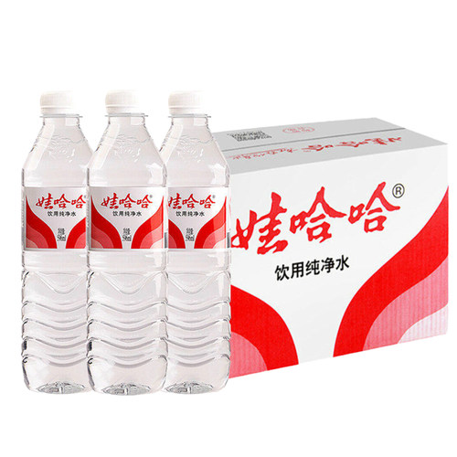 娃哈哈饮用纯净水350ml*24瓶整箱