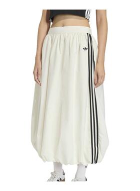 adidas阿迪达斯三叶草花苞裙气质中长款蓬松2026春女半身裙KE3441