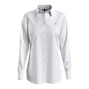 衬衫 HILFIGER汤米女牛津纺小标商务休闲白领长袖 显瘦 TOMMY 正品