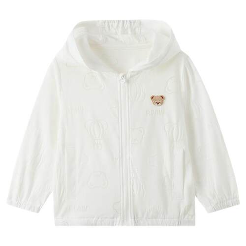 PawinPaw卡通小熊童装26年春夏季新款男女宝宝宽松满印连帽外套