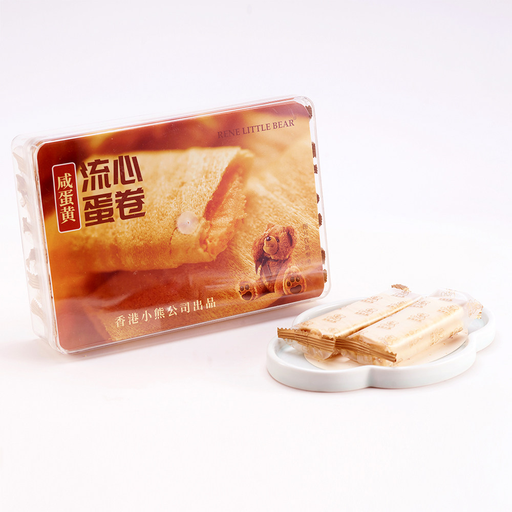 香港小熊流心蛋卷年货礼盒香酥夹心饼干港式伴手礼春节送礼336g