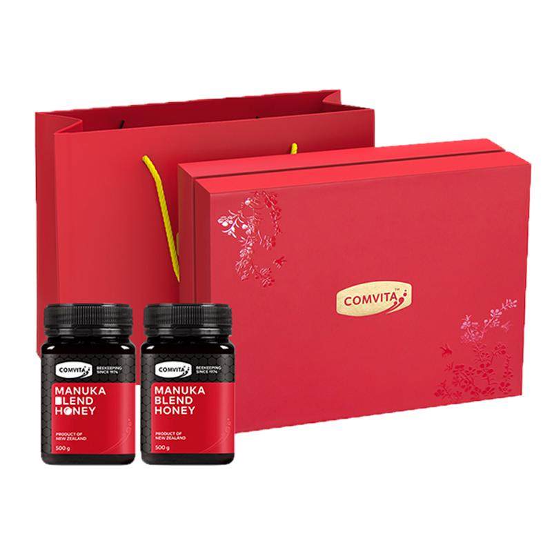 【自营】康维他麦卢卡混合蜂蜜礼盒500g*2送礼高档礼盒送手礼节日