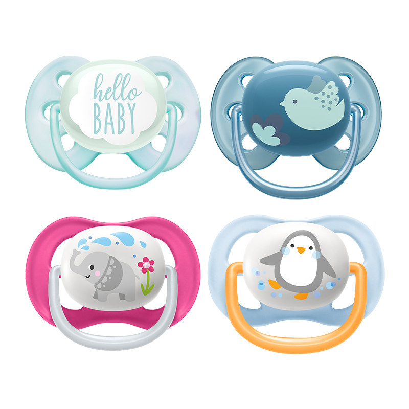 新安怡安抚奶嘴0-18个月新生婴儿宝宝硅胶柔软奶嘴多款式