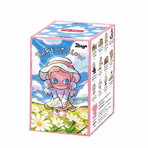壹号POPMART泡泡玛特Zsiga慢下来系列手办盲盒潮流玩具礼物桌面