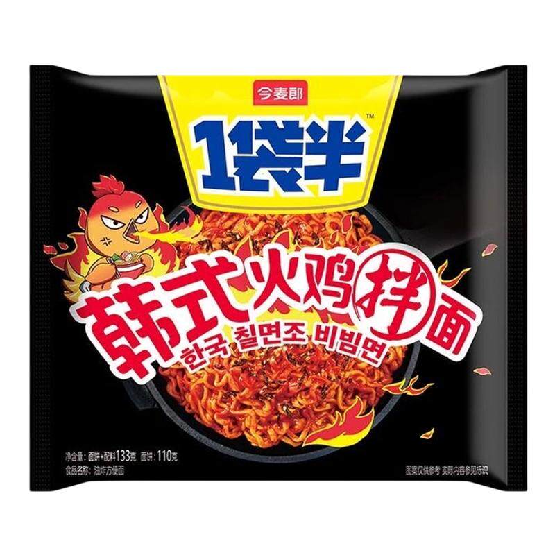 今麦郎一袋半超辣韩式火鸡面图片