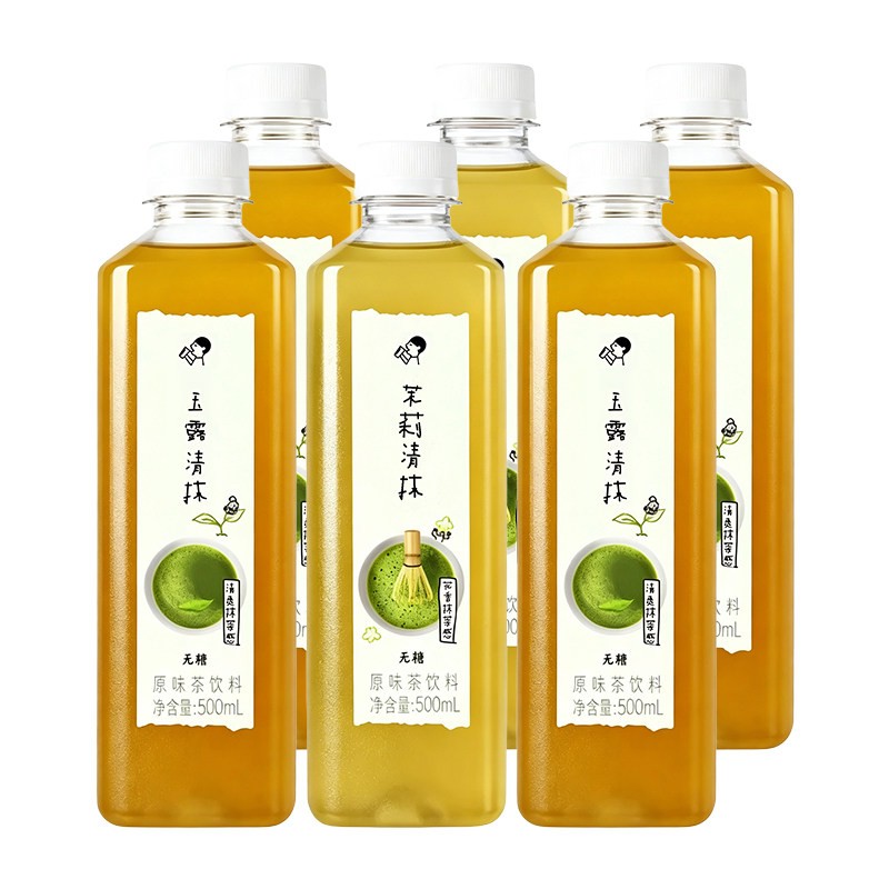 喜茶无糖茶玉露清抹茶500ml*6瓶图片
