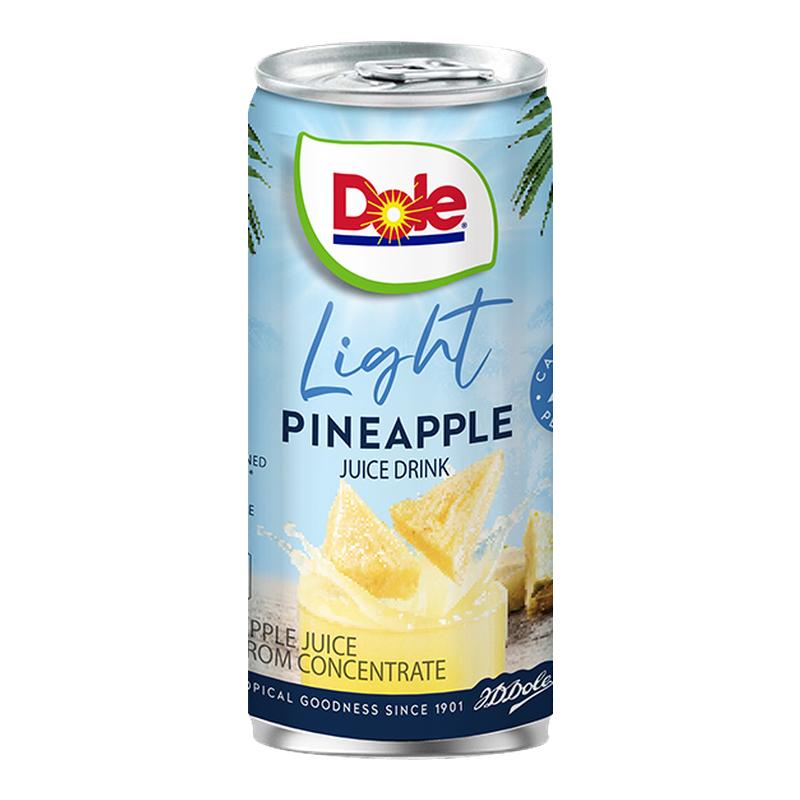 菲律宾DOLE都乐轻甜菠萝汁饮料饭搭子饮品177ml*12罐