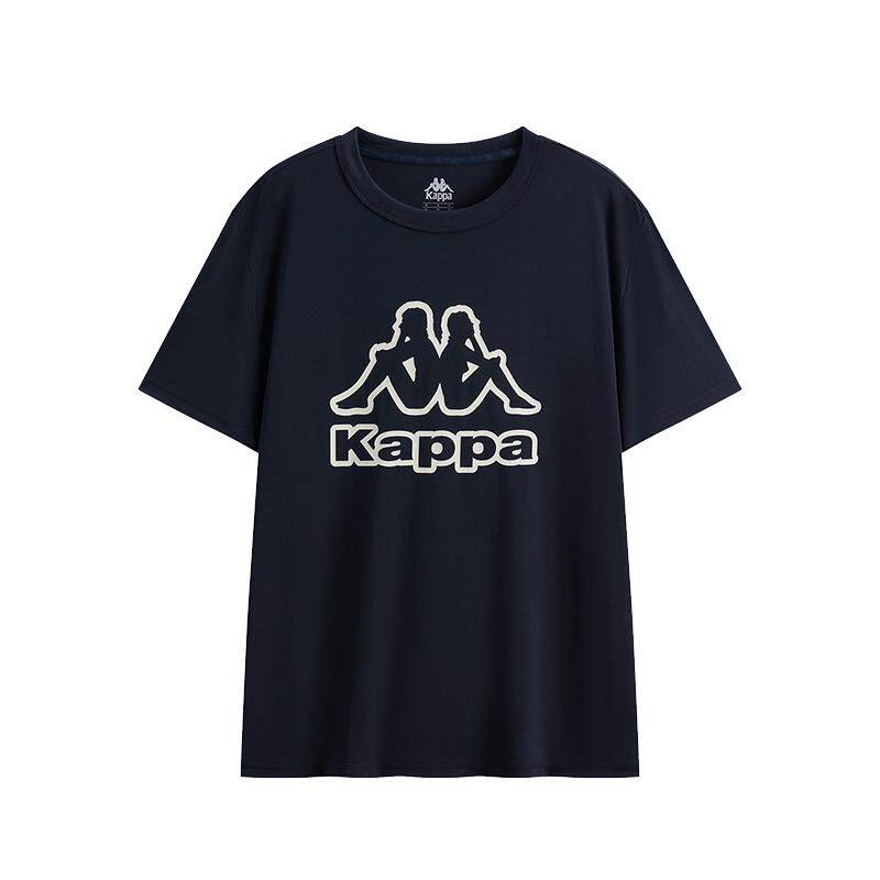 Kappa卡帕男装2026春季新款运动休闲宽松圆领短袖T恤K0G12TD20