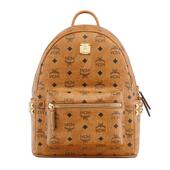 MCM 情人节礼物 STARK小号男女双肩背包旅行包学院风女包送礼