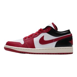 耐克女鞋Air Jordan 1 AJ1红白黑板鞋26新款休闲篮球鞋DC0774-160