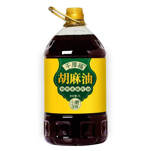 国标纯胡麻油热炒用熟榨亚麻籽油