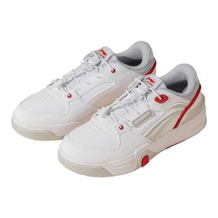 李宁官方旗舰正品儿童26年新年板鞋男童防滑耐磨本命年红色运动鞋