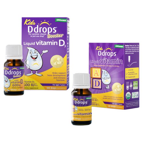 【1岁+组合】D3+AD滴剂Ddrops