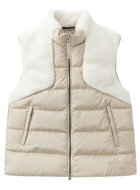 AIGLE艾高女士马甲秋季柔软舒适保暖休闲无袖外套法式时尚上衣