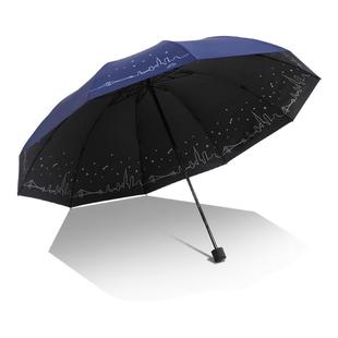 天堂伞晴雨伞两用防晒防紫外线太阳伞大号抗风遮阳折叠伞男女便携