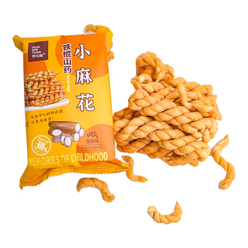 怀沁园铁棍山药麻花咸香酥脆不硬