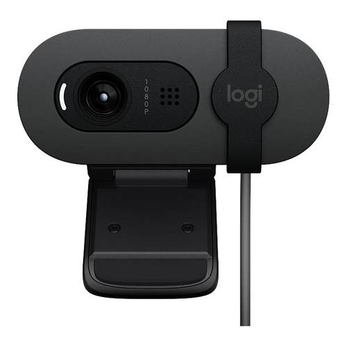 罗技Brio90电脑摄像头台式家用直播网课会议外接带麦克风一体高清