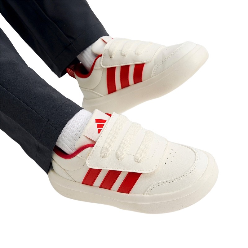 adidas阿迪达斯小童新年款红色网球文化板鞋春魔术贴小白鞋KI4108,运动鞋new,童鞋/青少年鞋,淘宝优惠券,粉丝福利购,淘宝优惠卷