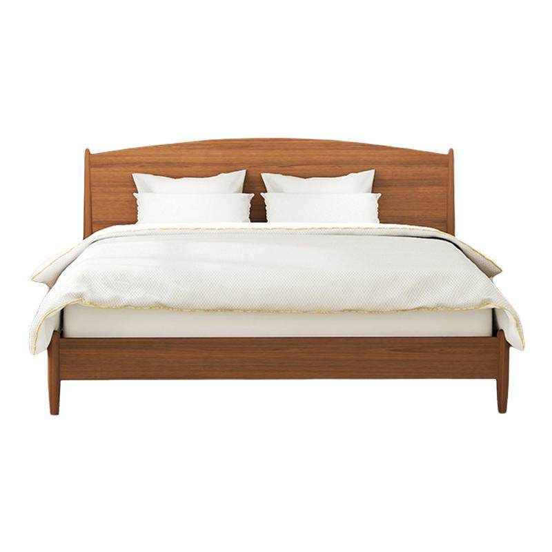 hanssem汉森中古风全实木床床榉木1.5米1.8双人床小户型主卧室,住宅家具,实木床,淘宝优惠券,粉丝福利购,淘宝优惠卷