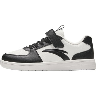 中大童轻便柔软运动鞋 学生百搭小白鞋 子 男童休闲鞋 安踏儿童板鞋