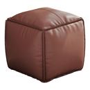 轻奢皮墩软凳子可躺可睡单人沙发椅旧衣服收纳坐墩换鞋 矮凳收纳袋