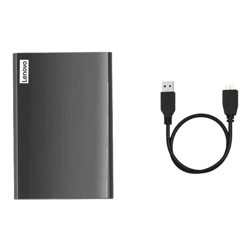 联想lenovo金属500G/1TB移动硬盘1000G电脑笔记本外接硬盘盒加